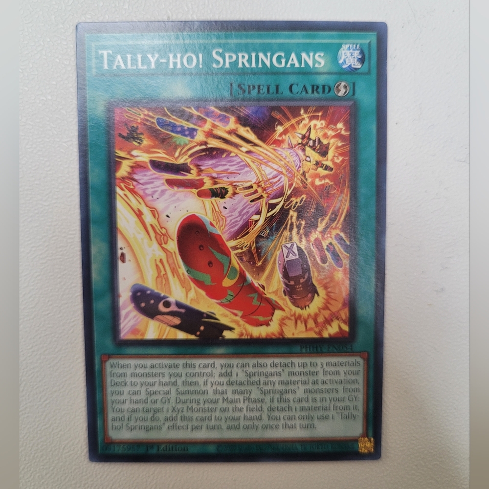 Classic Photon Hypernova Tally-Ho! Springans PHHY-EN054 Spell Card